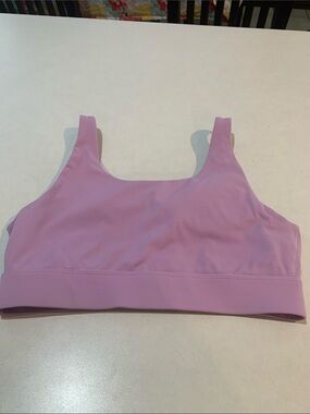 Outdoor Voices Lilac Scoop Neck Sports Bra